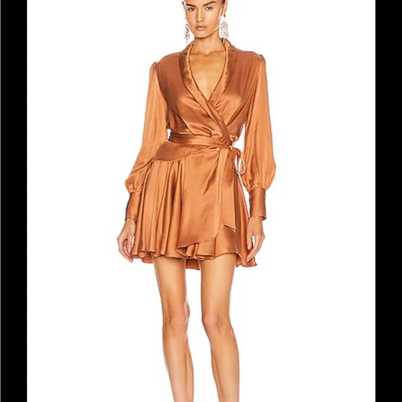 New with Tag | ZIMMERMANN
Super Eight Wrap Mini Dress 1 - Picture 1 of 12